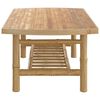 vidaXL Garten-Couchtisch 90x55x37 cm Bambus