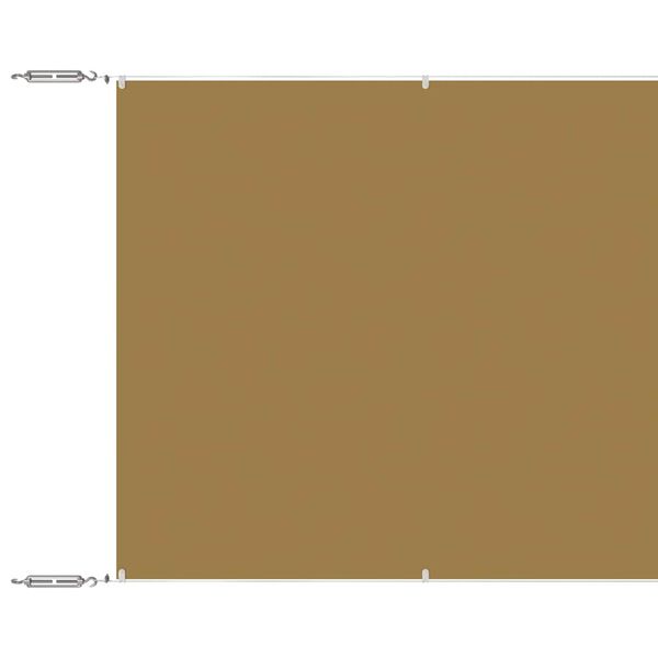 vidaXL Senkrechtmarkise Beige 140x600 cm Oxford-Gewebe