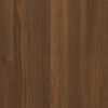 vidaXL Wand-Nachttisch Braun Eichen-Optik 50x36x25 cm