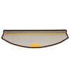 vidaXL Stufenmatten 10 Stk. 65x24x4 cm Kaffeebraun Halbrund Gro&szlig;