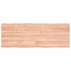 vidaXL Tischplatte 140x50x(2-6) cm Massivholz Behandelt Baumkante