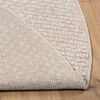 vidaXL Bereichsteppiche Rund HUARTE Creme &Oslash; 160 CM Polyester