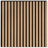 vidaXL Wandpaneele 8 pcs Natur 60,5 x 60 cm