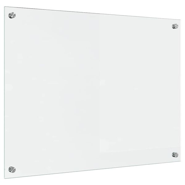 vidaXL K&uuml;chenr&uuml;ckwand Transparent 80 x 60 cm Geh&auml;rtetes Glas