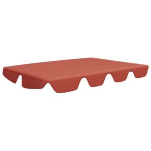vidaXL Ersatzdach f&uuml;r Hollywoodschaukel Terracotta 188/168x145/110 cm
