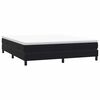 vidaXL Boxspringbett ohne Matratze Schwarz 180x220 cm Samt