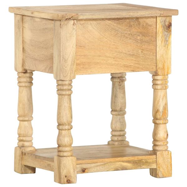 vidaXL Nachttisch 40 x 35 x 50 cm Mango Massivholz