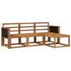 vidaXL Outdoor-Sofagarnitur 4 pcs Natur Massivholz Akazie