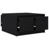 vidaXL Couchtisch mit Schubladen Schwarz Eichen-Optik 70,5x70x40 cm