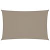 vidaXL Sonnensegel Oxford-Gewebe Rechteckig 2,5x5 m Taupe