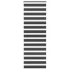 vidaXL Doppelrollo Schwarz 85x200 cm Stoffbreite 80,9 cm Polyester