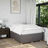 vidaXL Bettgestell ohne Matratze Taupe 120x190 cm Stoff