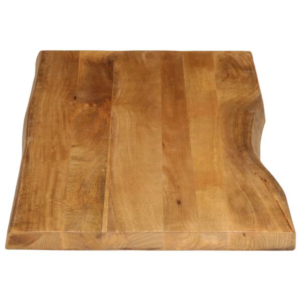 vidaXL Tischplatte mit Baumkante 140x60x2,5 cm Massivholz Mango