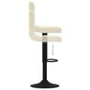 vidaXL Barhocker Creme Samt