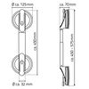 RIDDER Teleskop-Haltegriff mit Saugnapf 12,5 cm 100 kg A0150301
