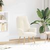 vidaXL Sessel Creme 69 x 74 x 93 cm Sherpa-Stoff