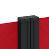 vidaXL Seitenmarkise Ausziehbar Rot 160x1000 cm