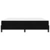 vidaXL Boxspringbett mit Matratze Schwarz 180 x 200 cm Stoff