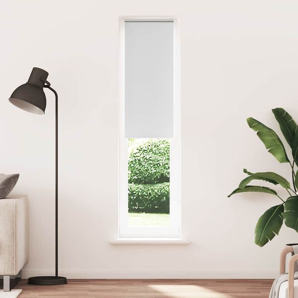 vidaXL Verdunkelungsrollo Wei&szlig; 55x230cm Stoffbreite 50,7 cm Polyester