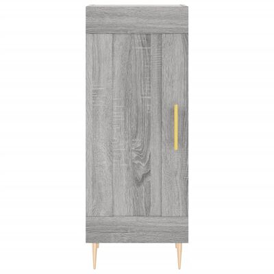 vidaXL Sideboard Grau Sonoma 34,5x34x90 cm Holzwerkstoff