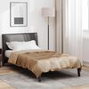 vidaXL Ganzjahresbettdecke Gold 155 x 220 cm Satin und Mikrofaser
