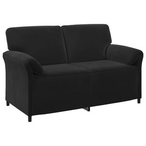 vidaXL 2-Sitzer Sofa Schwarz 158 x 83 x 95 cm Samt