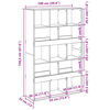 vidaXL Raumteiler Altholz-Optik 100x33x156,5 cm Holzwerkstoff