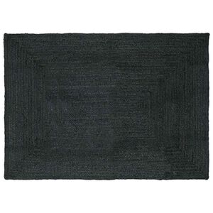vidaXL Bereichsteppich Dunkelgrau 240 x 340 cm Jute