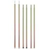 vidaXL Teleskop-Zeltstangen 170-255 cm 2 Stk. Verzinkter Stahl