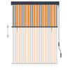 vidaXL Au&szlig;enrollo 120 x 250 cm Gelb und Blau