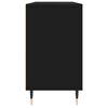 vidaXL Badschrank Schwarz 80x33x60 cm Holzwerkstoff