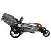 vidaXL 2-in-1-Kinderwagen Hellgrau Aluminium