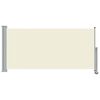vidaXL Ausziehbare Seitenmarkise 120x300 cm Creme