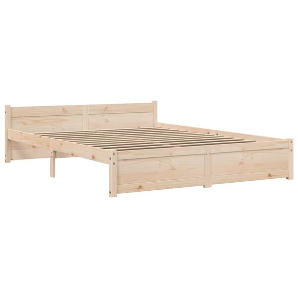 vidaXL Massivholzbett ohne Matratze 160x200 cm