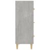 vidaXL Sideboard Betongrau 70x34x90 cm Holzwerkstoff