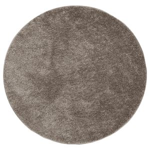 vidaXL Teppich ISTAN Hochflor Gl&auml;nzend Grau &Oslash; 80 cm