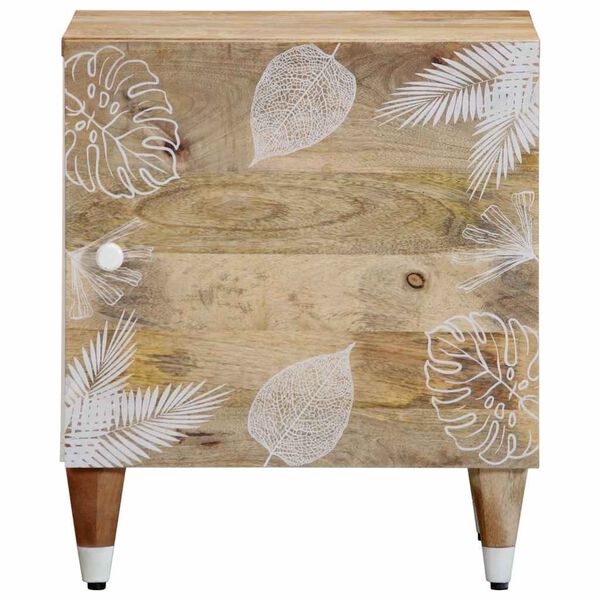 vidaXL Nachttische 2 Stk. 40x33,5x46 cm Massivholz Mango