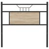 vidaXL Ersatz-Kopfteil Sonoma-Eiche 80 cm Holzwerkstoff und Stahl