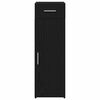 vidaXL Sideboard mit Schubladen Schwarz Eichen-Optik 30 x 42,5 x 93 cm