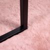 vidaXL Kunstfell Hasen Teppich Olite Rosa 60 x 110 cm Polyester