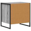 vidaXL Nachttisch Graues Sonoma 50 x 39,5 x 50 cm Holzwerkstoff