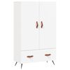 vidaXL Highboard Wei&szlig; 69,5x31x115 cm Holzwerkstoff