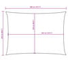 vidaXL Sonnensegel Oxford-Gewebe Rechteckig 2,5x4 m Anthrazit