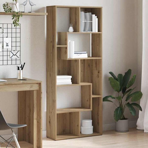 vidaXL B&uuml;cherregal Artisan Eiche 67 x 24 x 161 cm Holzwerkstoff