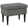 vidaXL Hocker Dunkelgrau 55 x 35 x 41 cm Samt