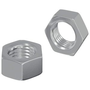 vidaXL Sechskantmutter 2 pcs Silber M6 Eisen