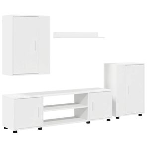 vidaXL TV-Schrankset 140 x 40 x 33 cm Wei&szlig;