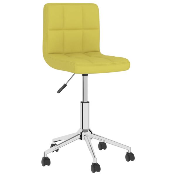 vidaXL B&uuml;rostuhl Drehbar Gr&uuml;n Stoff