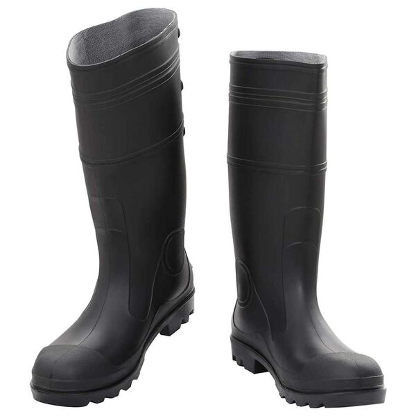vidaXL Gummistiefel Schwarz Gr&ouml;&szlig;e 44 PVC