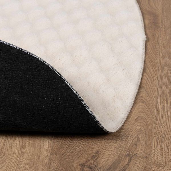 vidaXL Bereichsteppiche Rund Beige &Oslash; 200 CM